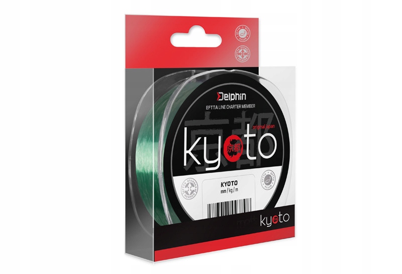 Żyłka Delphin Kyoto zielona 200m 0,203mm 8,4lbs
