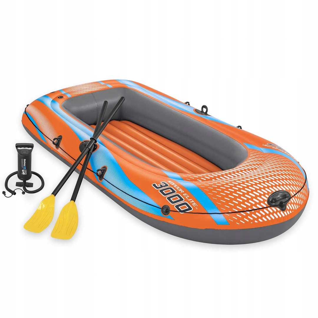 Ponton Bestway Kondor Elite 3000 246 cm pomarańczowy Kolor czarny