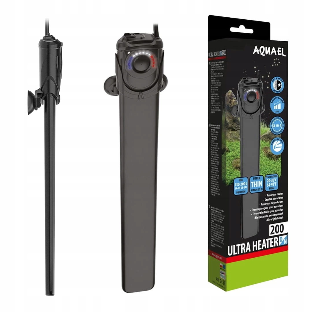 Levně Aquael Ultra Heater Day&Night 200W ohřívač do akvária 130-200L