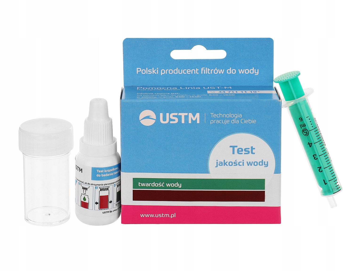 

Test Tester Twardości Wody Kropelkowy Ustm
