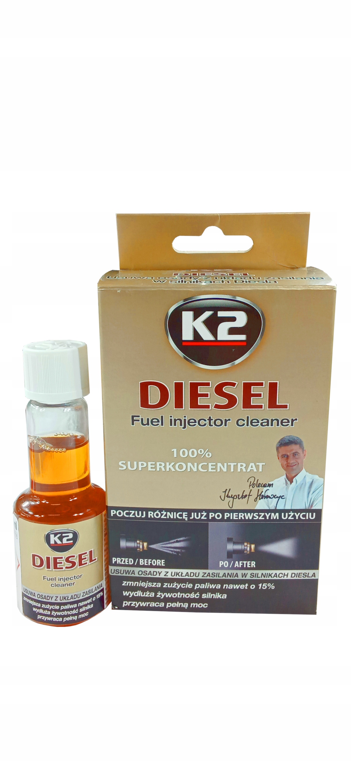 

K2 Diesel Do Czyszczenia Wtryskiwaczy Diesla 50ML