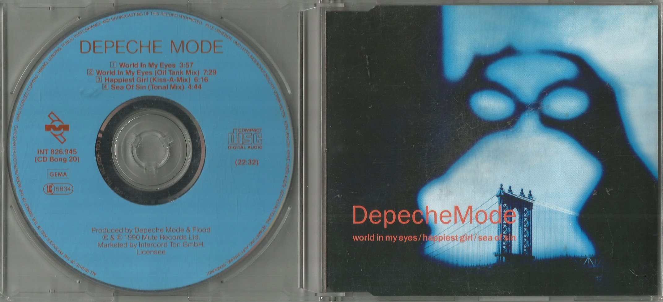 Depeche Mode / World In My Eyes プロモ盤 Depeche Mode World In My Eyes - Niska cena na Allegro