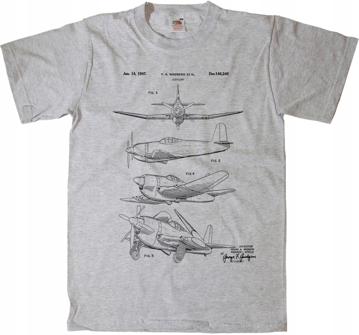 

Samolot lotnictwo airplane koszulka t-shirt 3XL