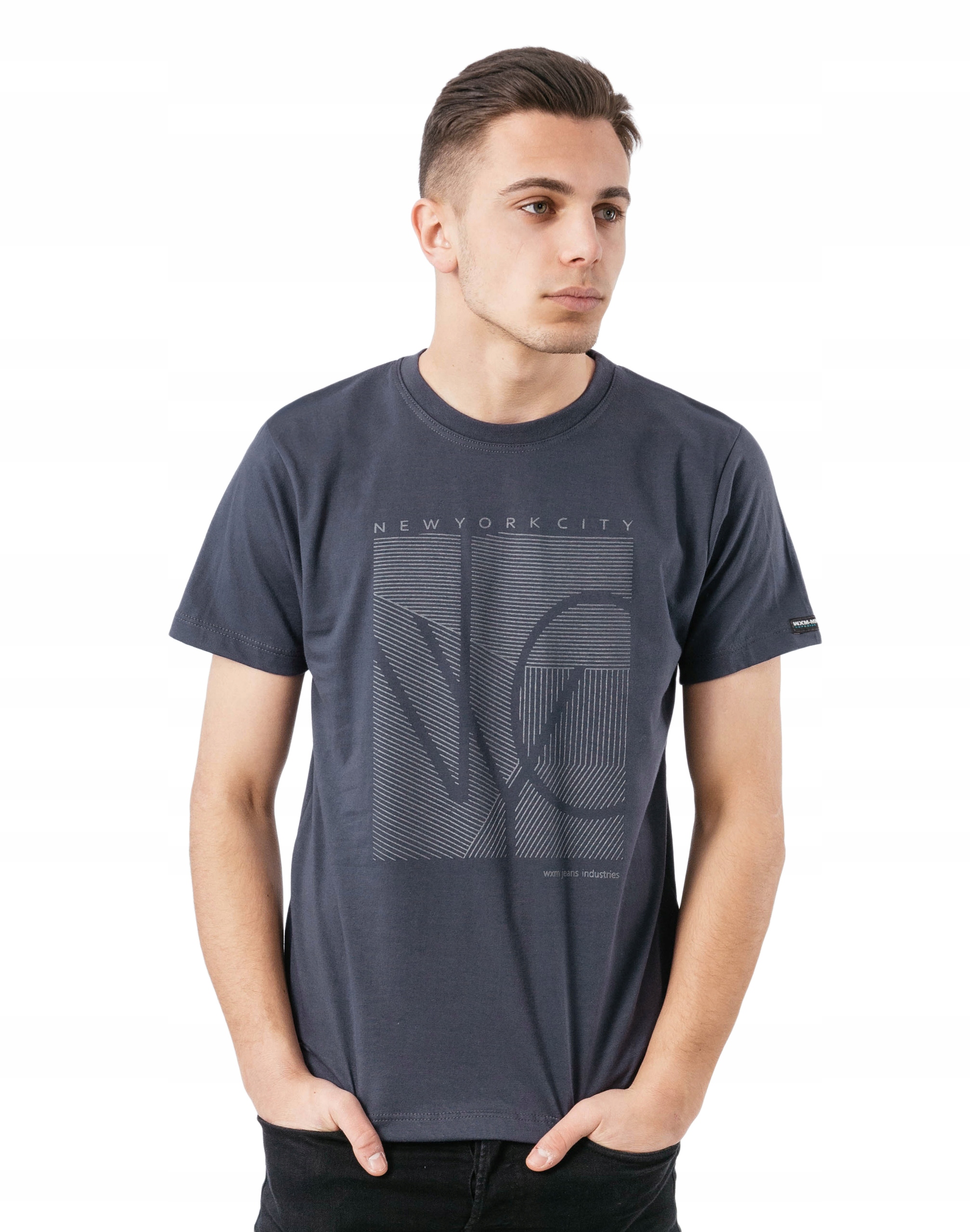 

Podkoszulek Męski Koszulka T-shirt New YORK-08 5XL
