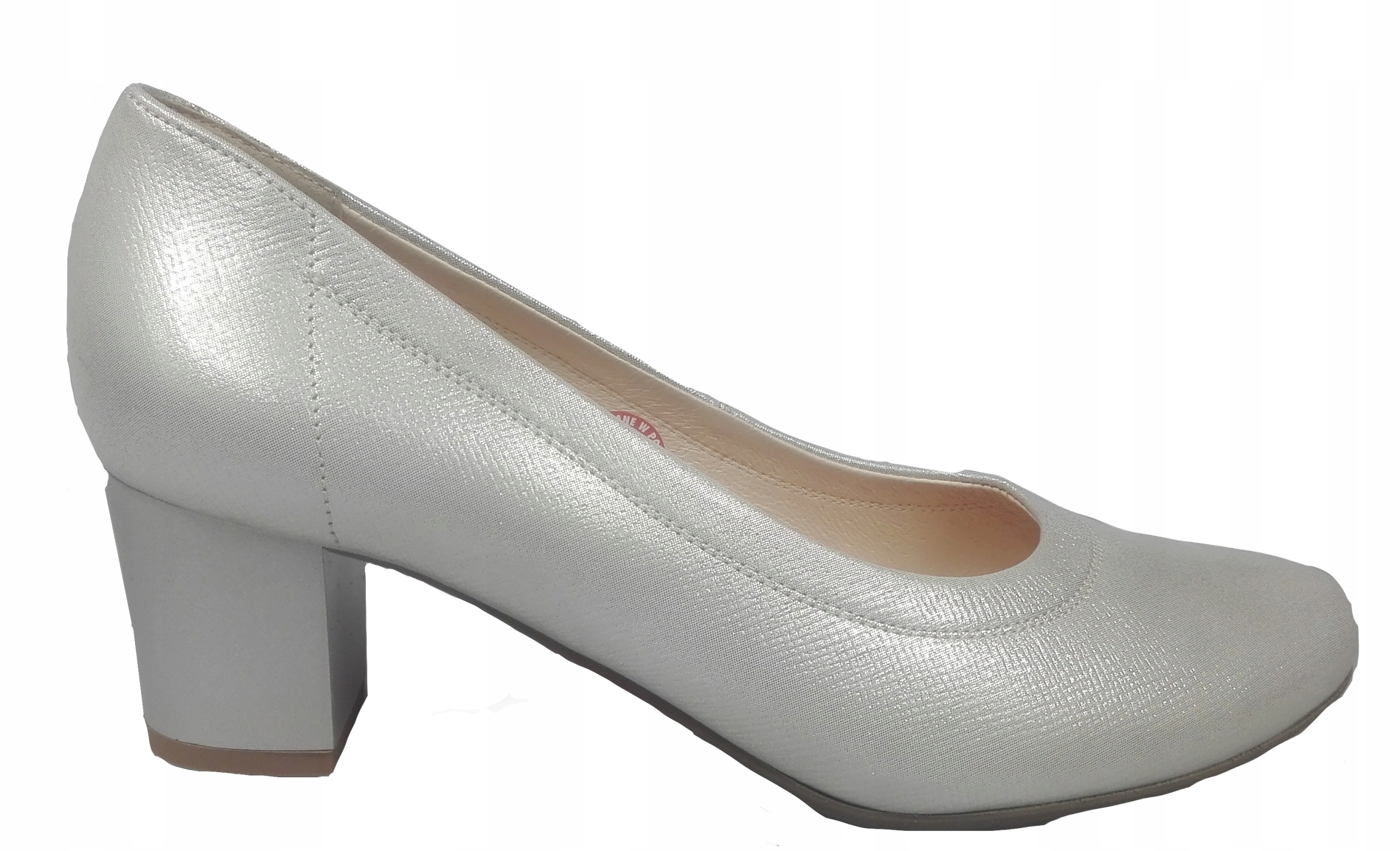 Arka Czółenka 5522 Silver/pearl r38