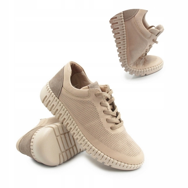 Elastické lehké dámské boty na jaro, kůže, velikost T. Sokolski OG2501 40