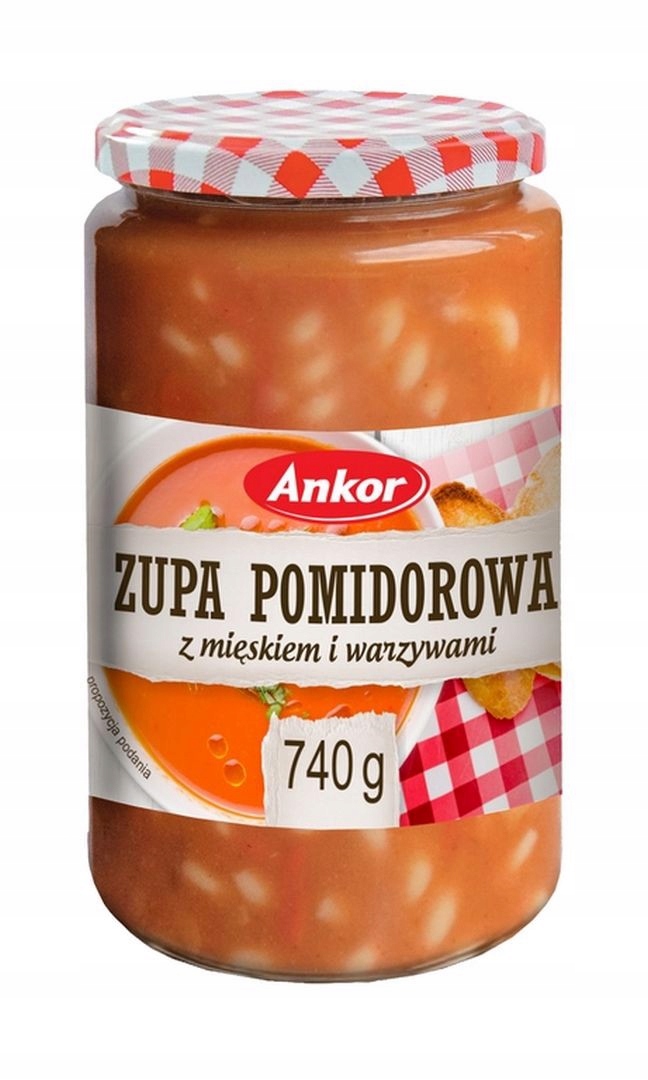 4 x Ankor rajská polévka s masem a zeleninou 740 g