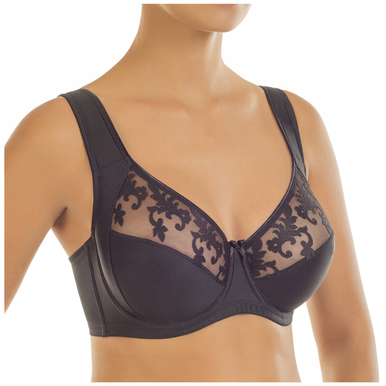 Podprsenka měkká, hladká podprsenka soft černá Nikol Djumon Alex-sandra 80J