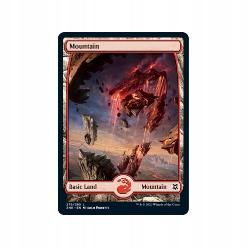 MTG Mountain *Full-Art/Textless* FOIL