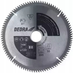 Piła tarczowa do drewna z węglikiem Dedra 100 zębów, śr.305x30mm, widia