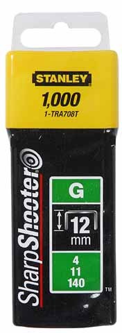 ZSZYWKI TYP G 12mm/1/2'' STANLEY 1000SZT