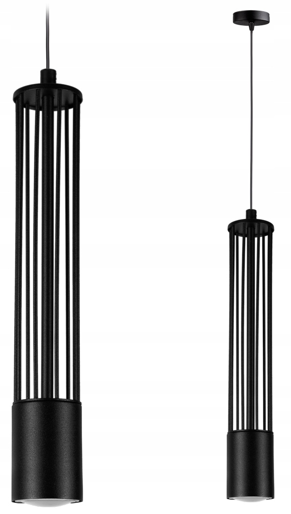 

Lampa Wisząca Żyrandol Tuby Druciane Metal Led