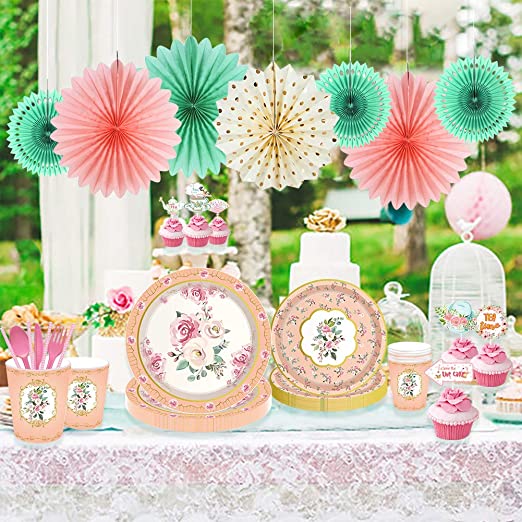 Zestaw urodzinowy Talerzyki Kubki Toppery 43szt Marka inna marka