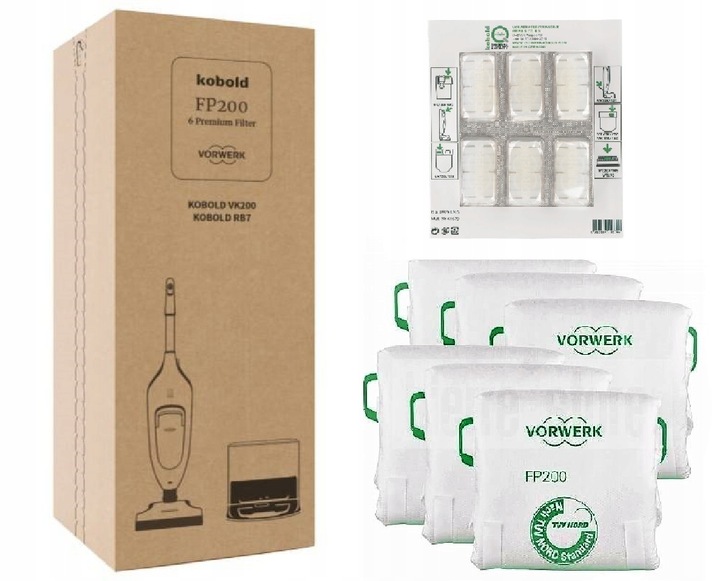 Sáčky VK200 Dovina vonný přípravek Vorwerk Kobold stanice RB7 & VK200