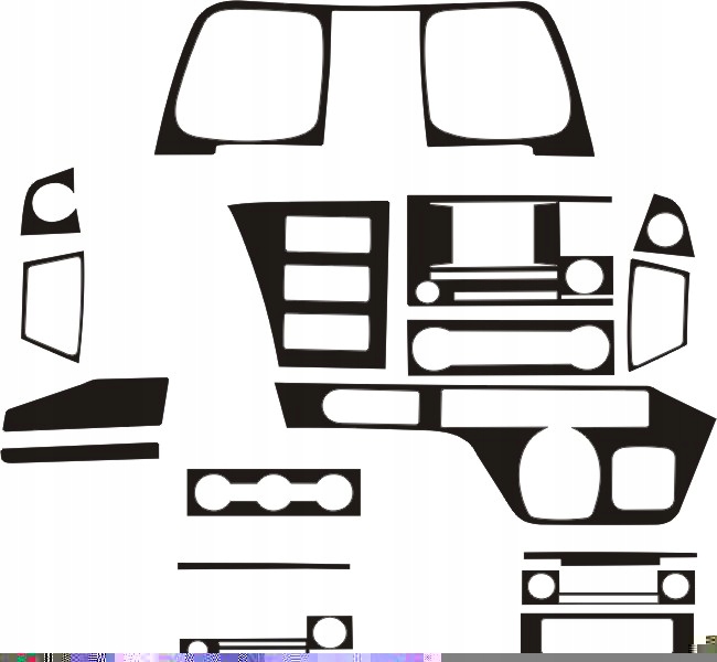 ACTROS MP4 OKLEINA KOKPITU OKLEINY DESKI PANEL 3D Color multicolor