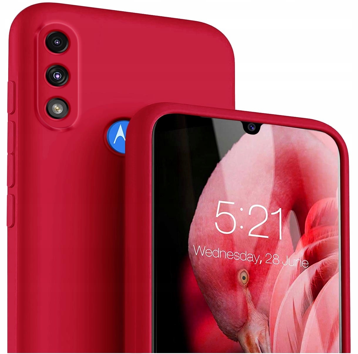 

Etui Silicon Case do Motorola Moto E7i Power Szkło