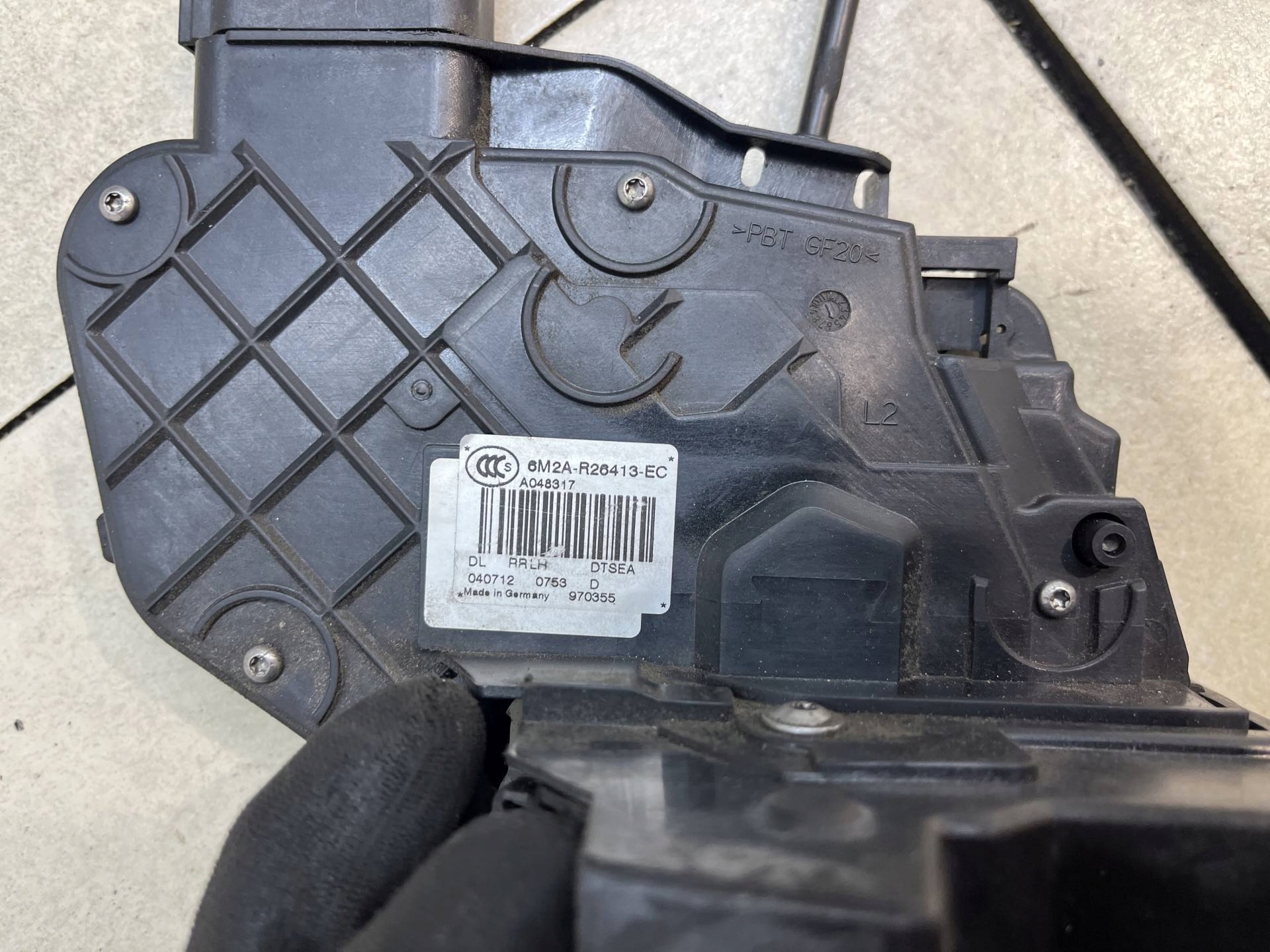 lock door left rear part 10 PIN S-MAX and 2.0 TDCI 6M2AR26413EC