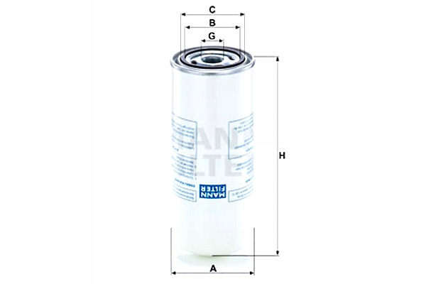 FILTR OLEJU AGRO MANN-FILTER Marka Mann-Filter
