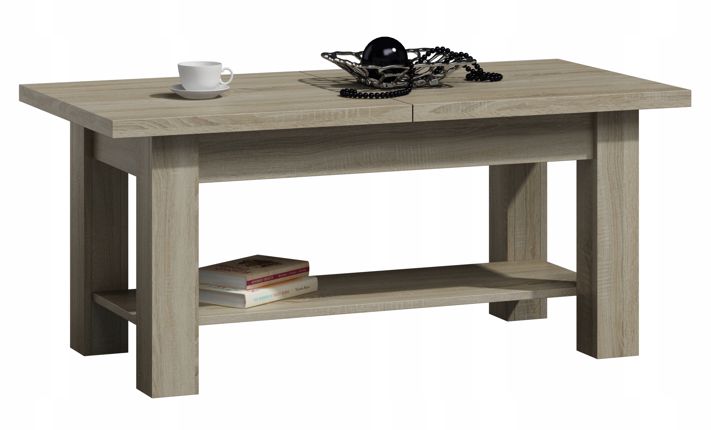 

Stolik Ława Rozkładana Podnoszona Z Półką Ławostół