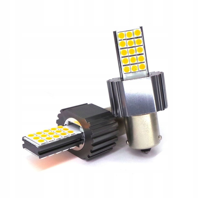 

żarówki Led 2x PY21W BAU15S 12-24V Canbus pomarańc