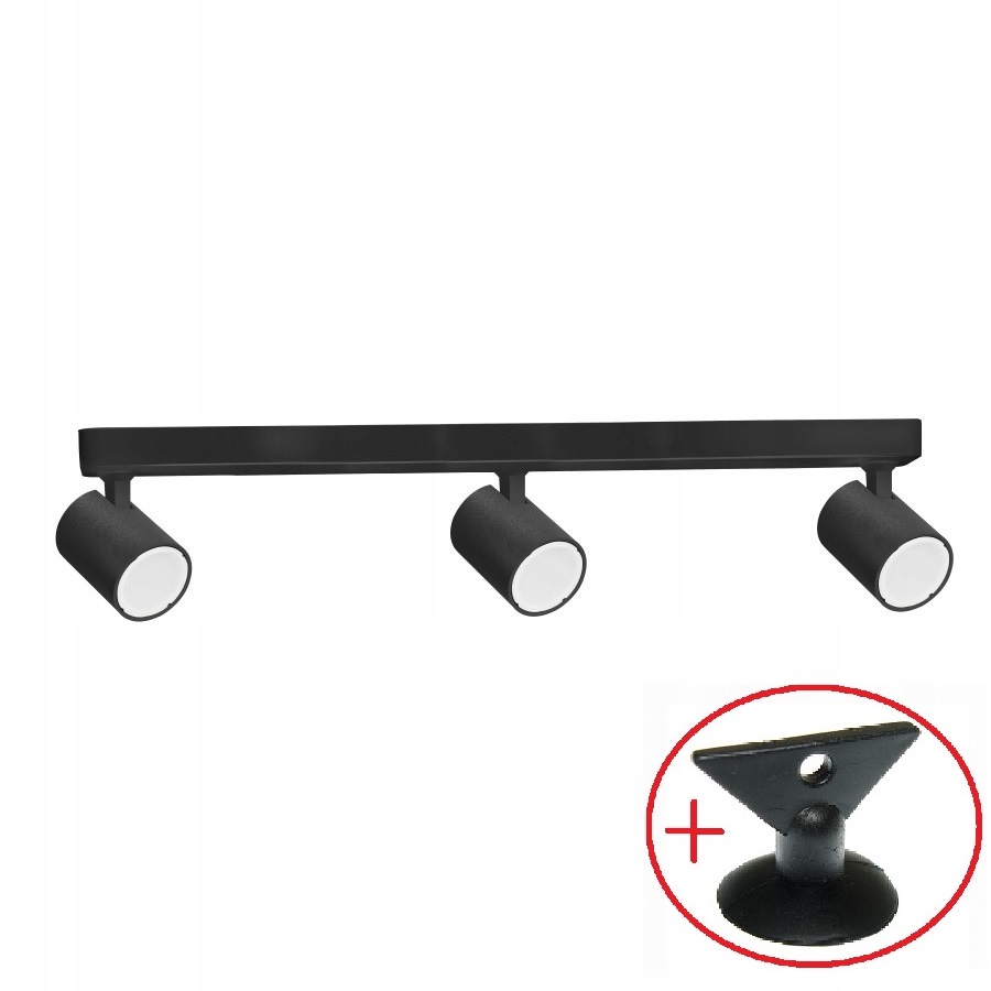 

Snow 3 spot czarny LP-731/3W Bk