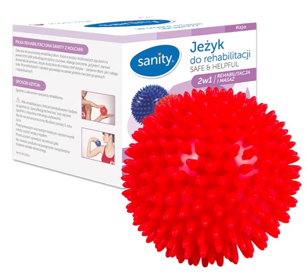 

Sanity Piłeczka z kolcami do masażu twarzy 9 cm