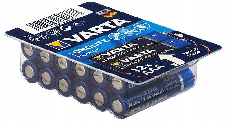 

Bateria Varta Longlife Power 4903 LR03 Aaa 12 Szt