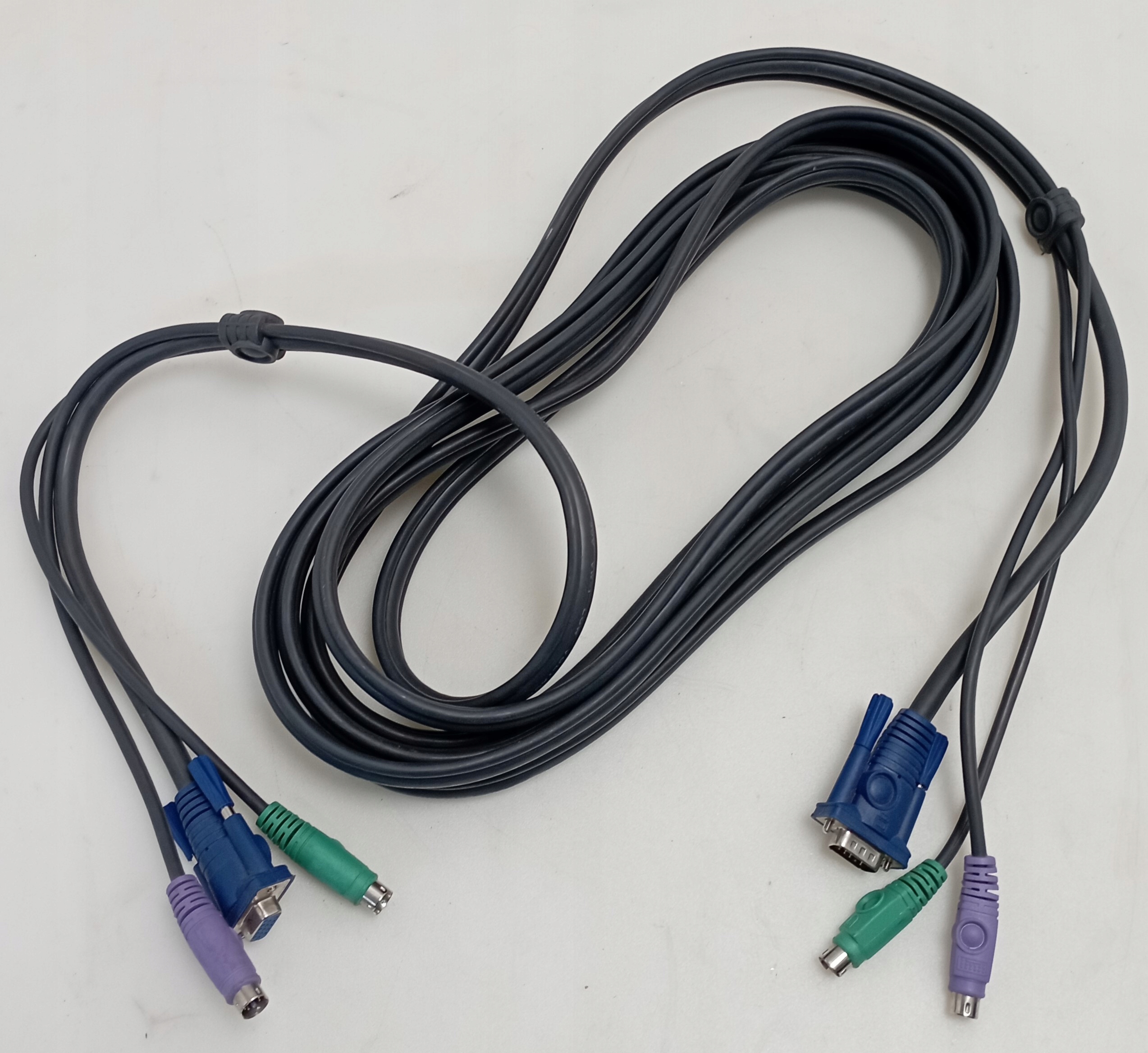 Kabel Przewód KVM KVM Cable 1x PS/2 1x VGA / 1x PS/2 1x VGA | 4,8m (3)(NA)