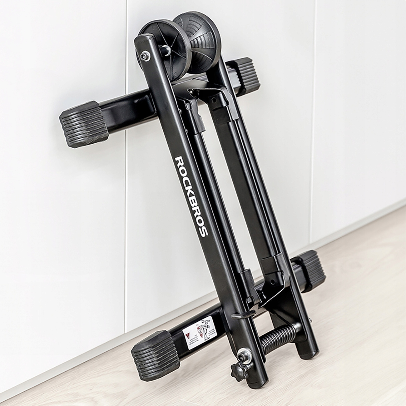 ROCKBROS SKŁADANY STOJAK ROWEROWY PIONOWY SERWISOWY UCHWYT NA ROWER STALOWY Stan opakowania oryginalne