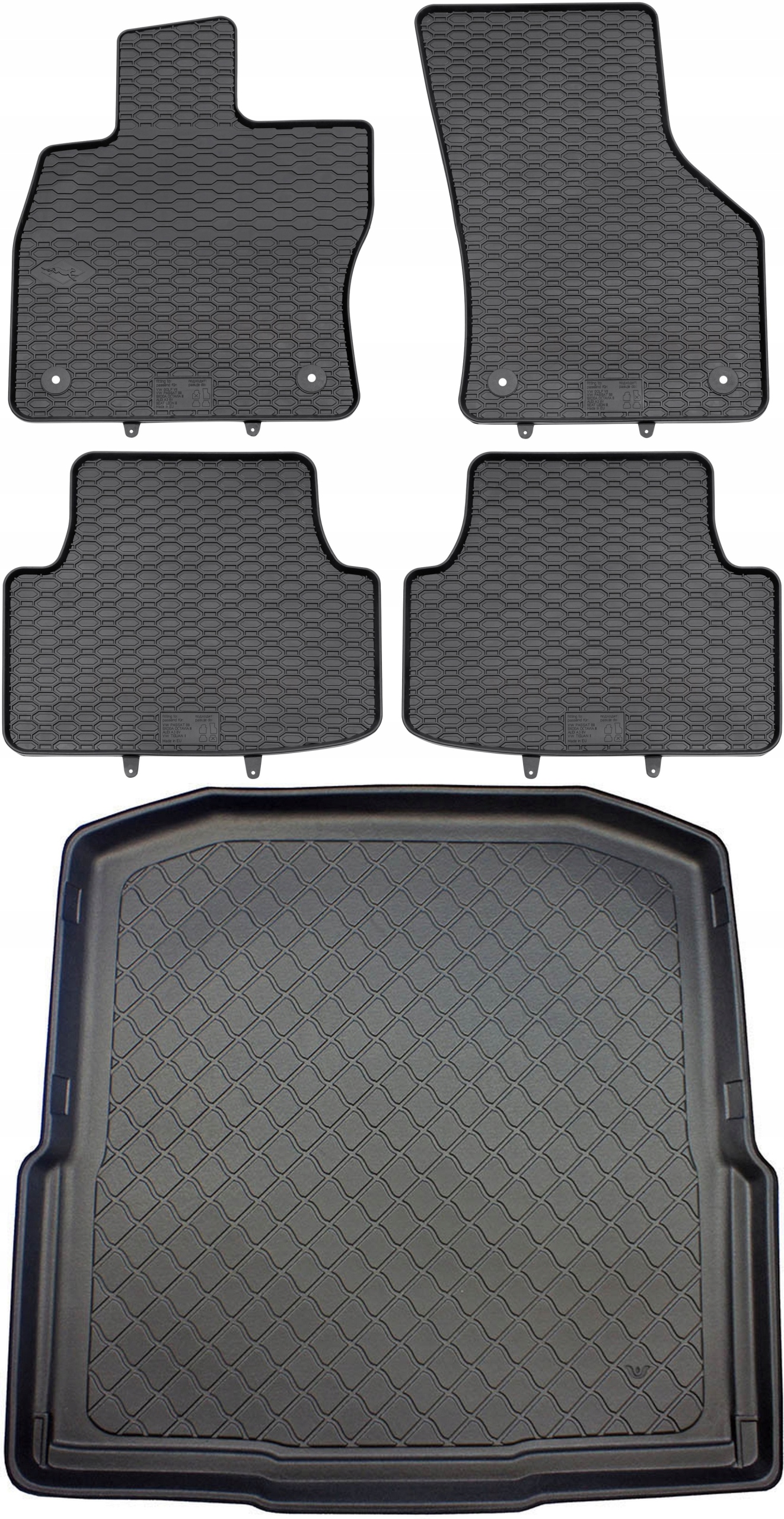 Škoda Octavia III Kombi 2013-2020 Koberce s rohožou