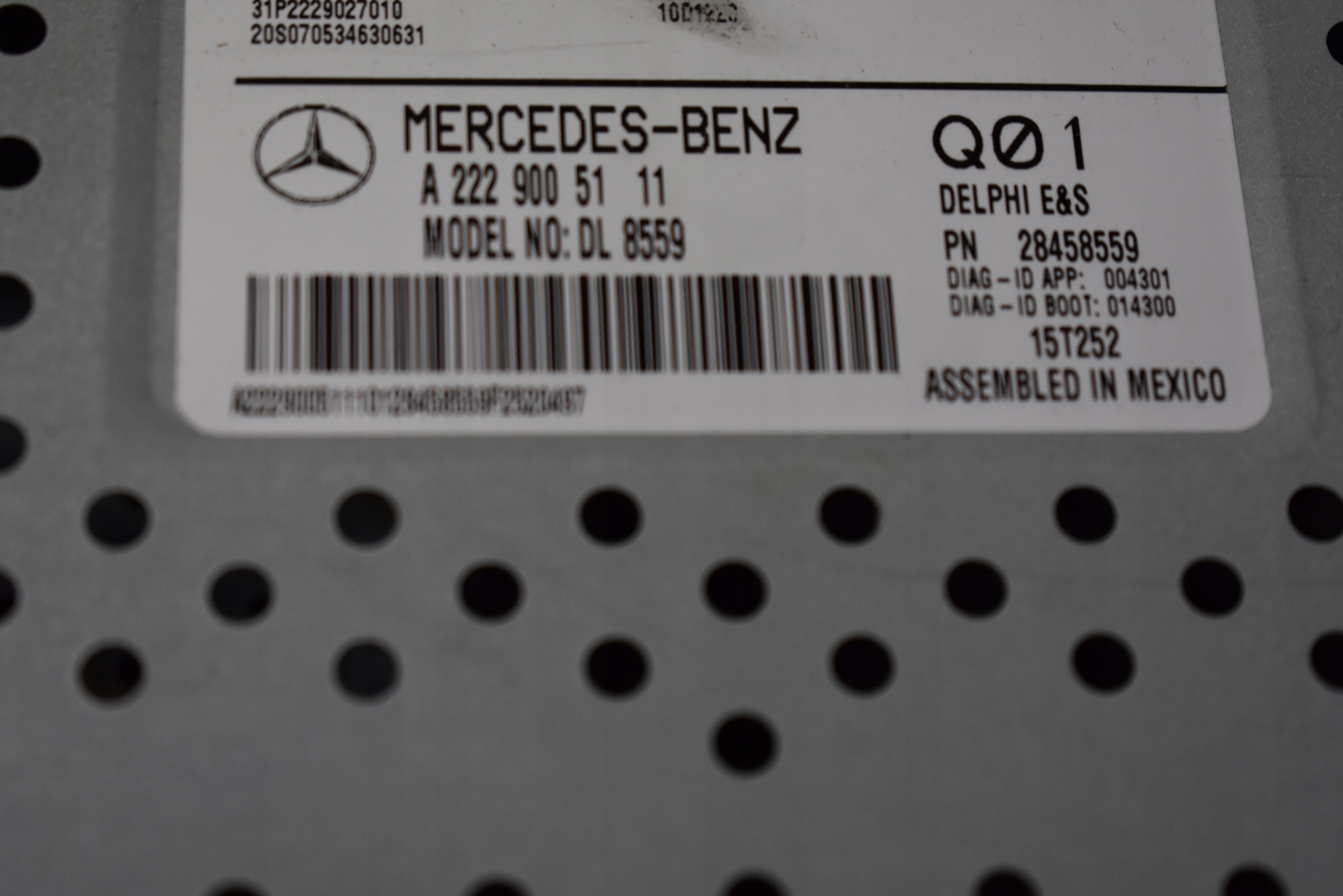 IDEALNY modulo RADIA SIRUS MERCEDES 1 9