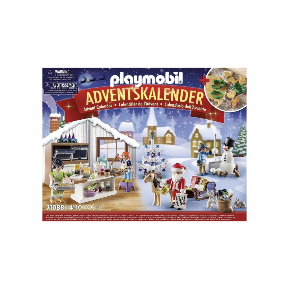 Адвент-календарь Playmobil City Life 71088 Праздничная выпечка, 92 детали, от 4 лет — фото 6