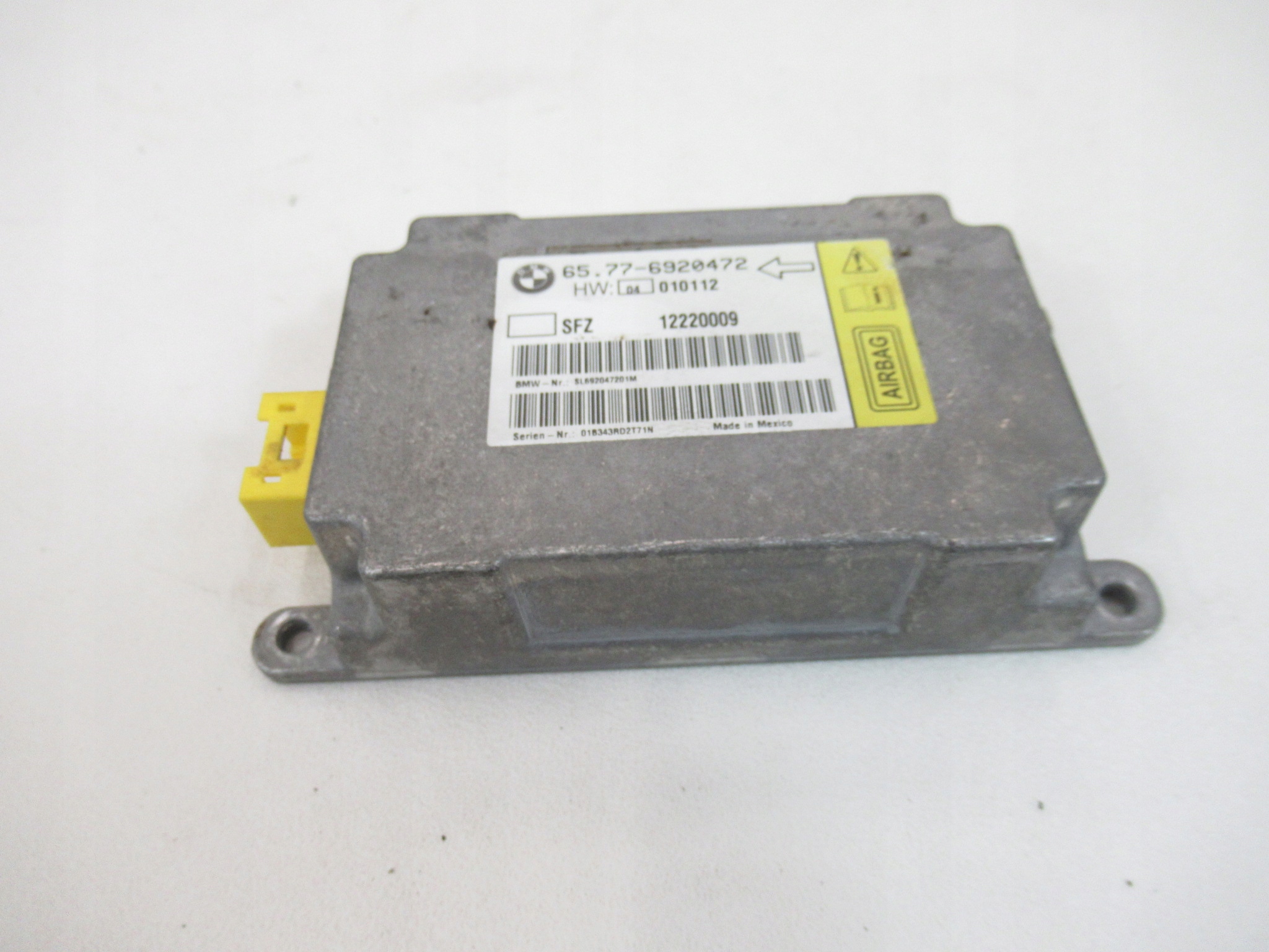 modulo airbag airbag powietrznej BMW e65 e66