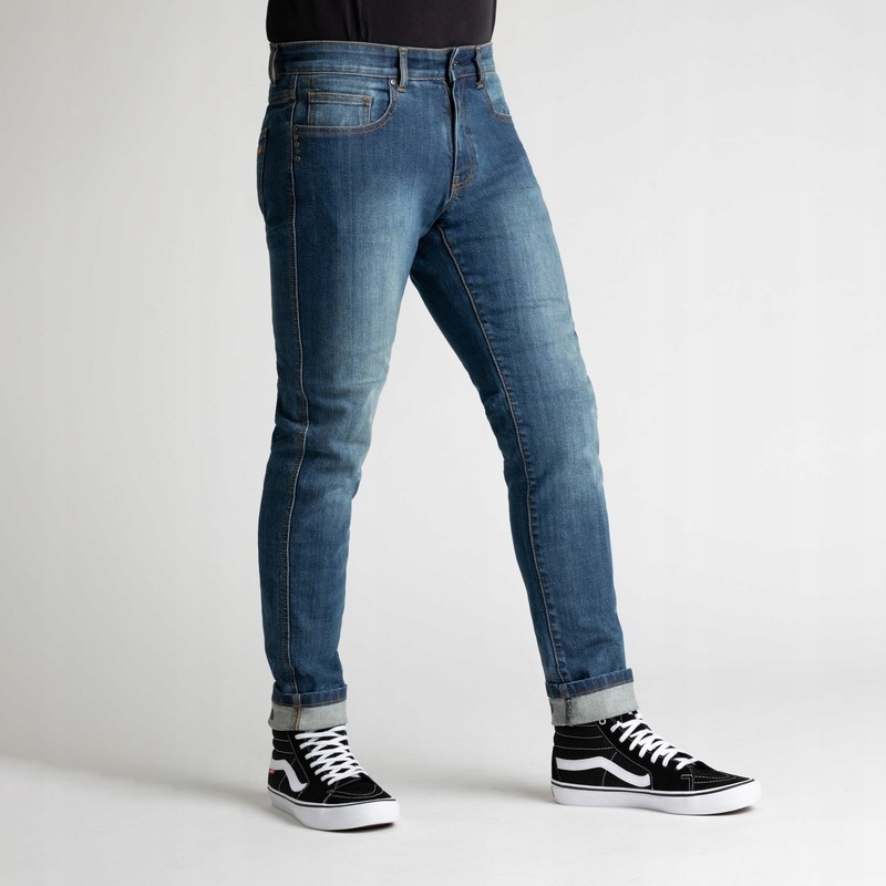 Broger California Washed blue Jeansy motocyklowe 31/34