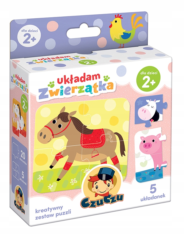 

Puzzle CzuCzu Układam Zwierzątka