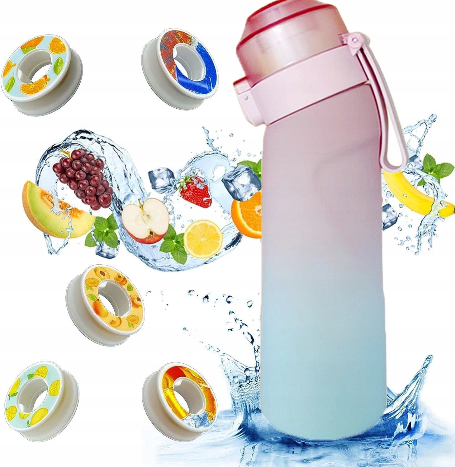 Butelka Sportowa Z Zapachem Tritan Bpa Free Różowa Sześćset Pięćdziesiąt Ml