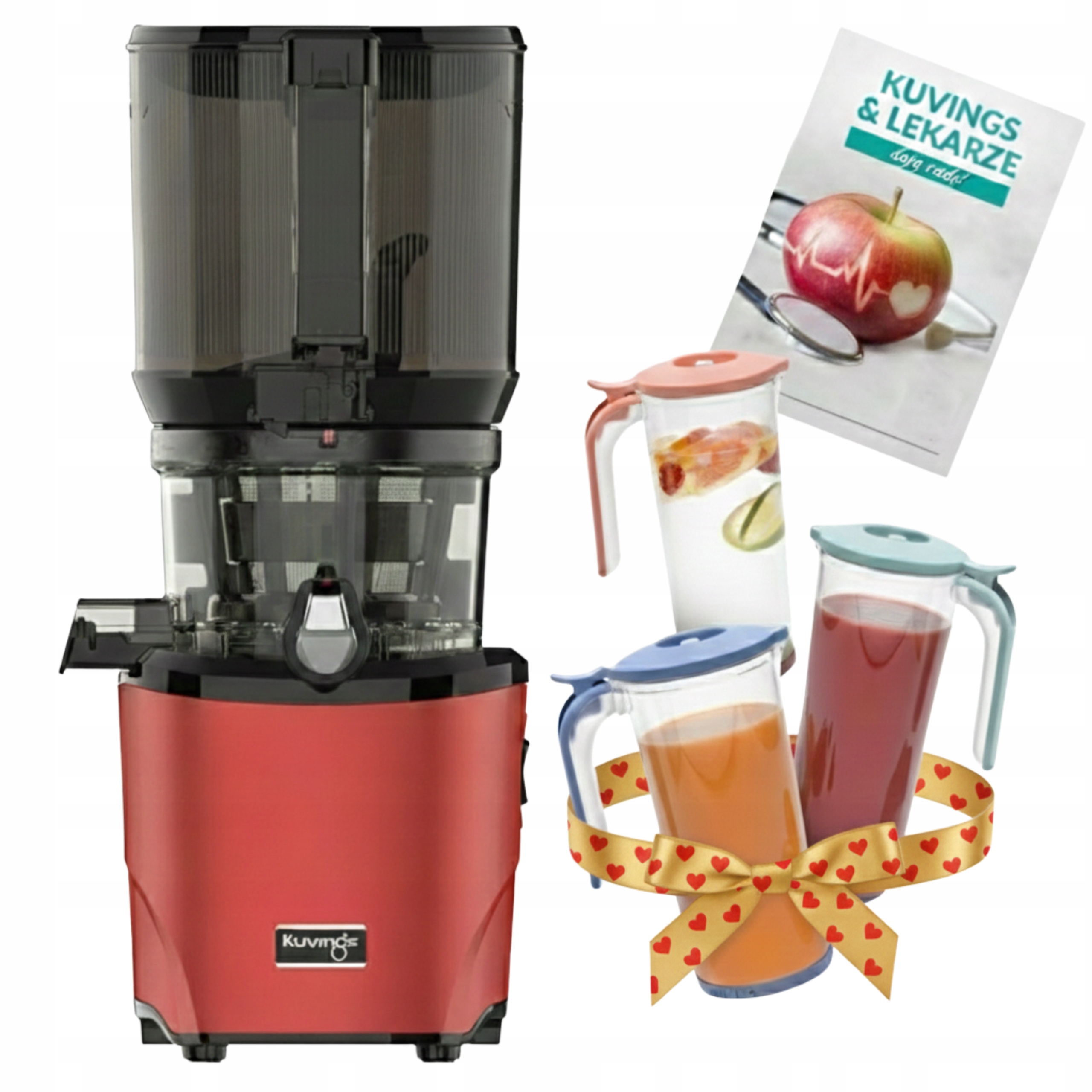 Pomalý Odšťavňovač Kuvings AUTO10S Na Šťávy Z Ovoce A Zeleniny Sada
