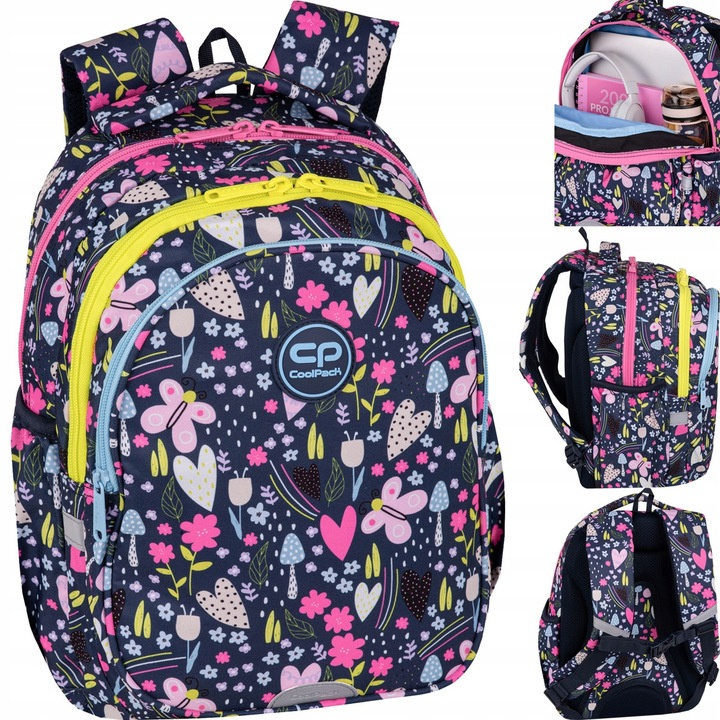 Coolpack Plecak Dwukomorowy dla Klas 1-3 Jerry In The Garden F029831