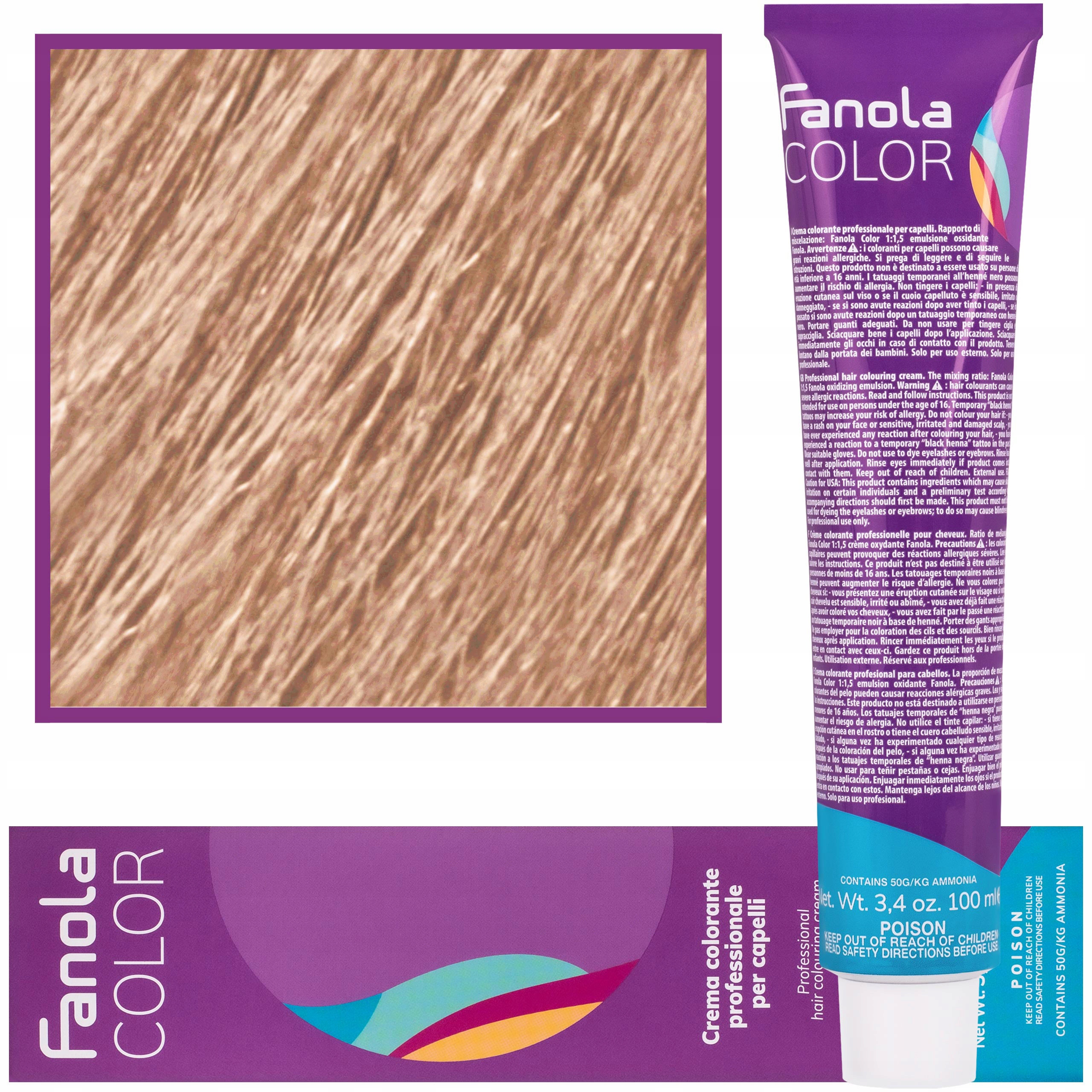 

Farba do włosów Fanola 100ml kolor 10,0