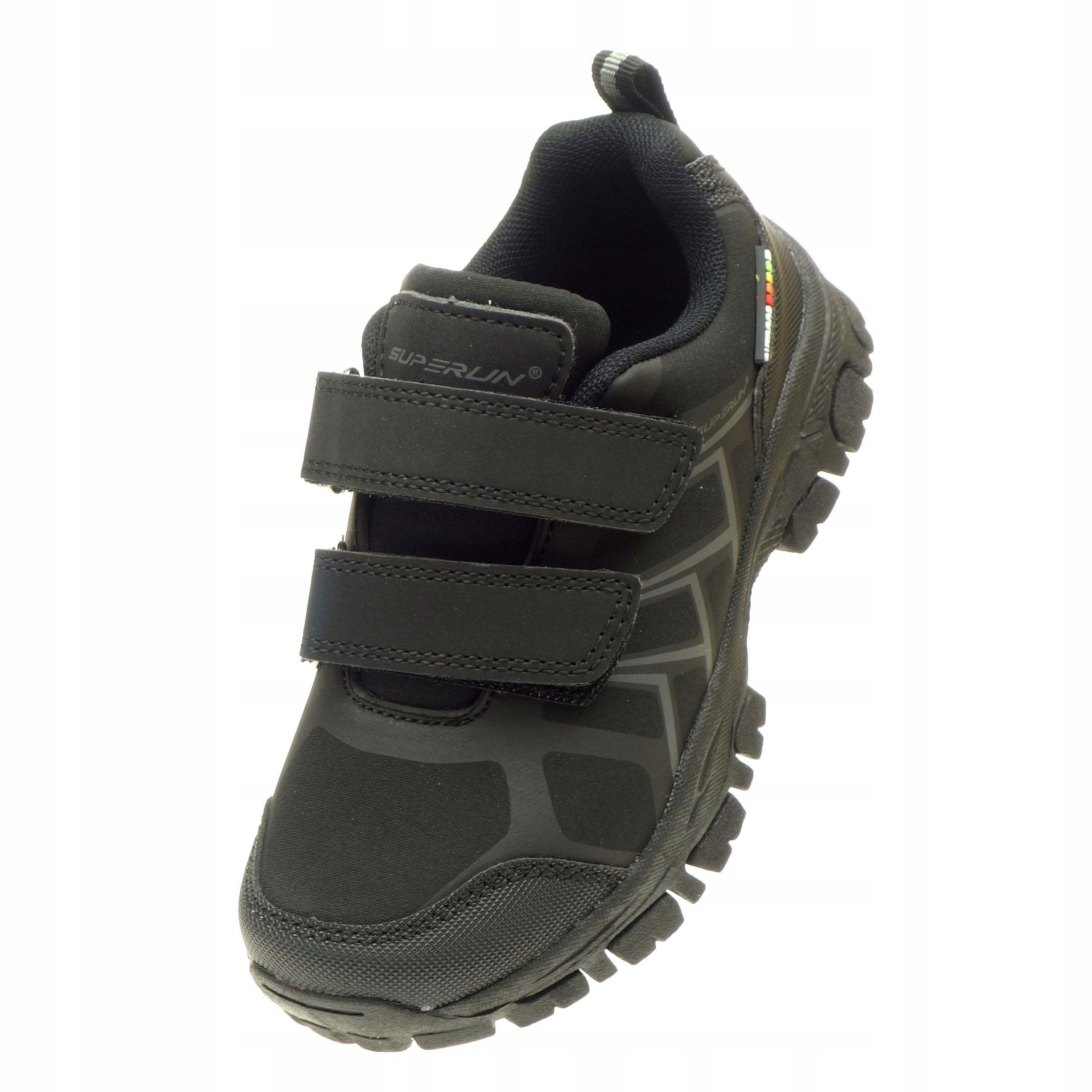 Lekkie Buty Trekkingowe Superun Adidasy Outdoor na Rzepy 30