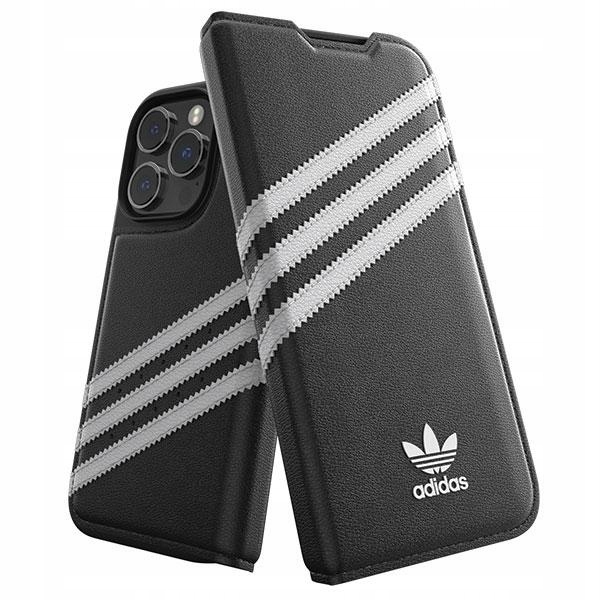 Adidas Or Booklet Pouzdro Pu pro iPhone 14 Pro černobílá/černá bílá 50196