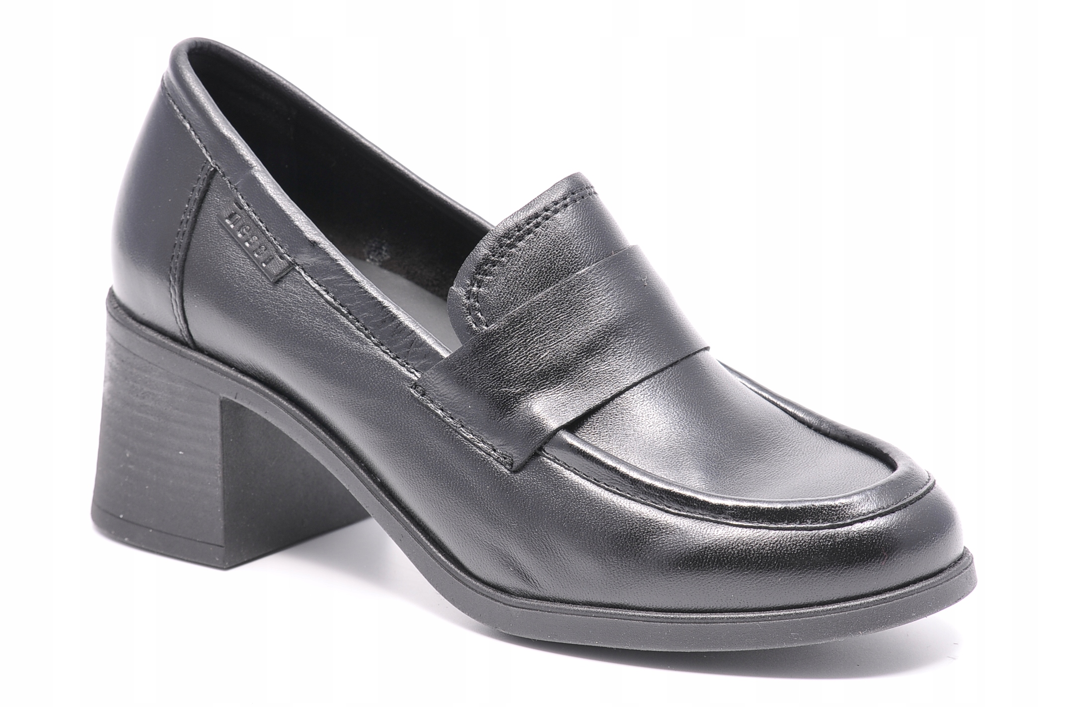 Mokasíny Nessi 24616 Černé Celozrnné Velikost 39