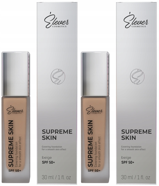 2 ks Supremeskin Beige 30 ml Elever Efekt saténové kůže Vynikající krytí