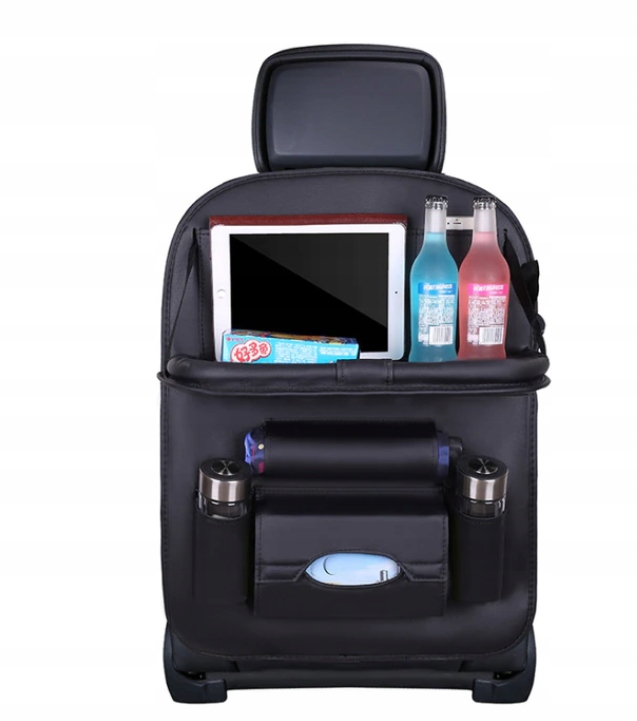 ORGANIZER PÓŁKA STOLIK OCHRANIACZ OSŁONA NA FOTEL SAMOCHODOWY EKOSKÓRA AUTA Kod producenta DRAG-100