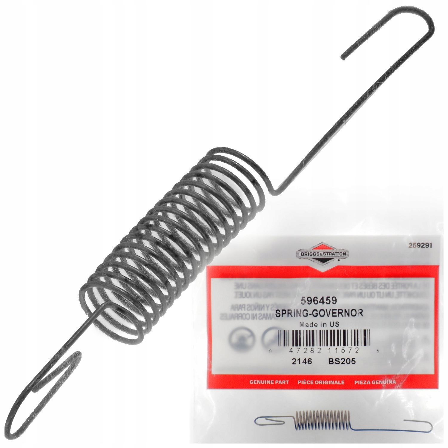 

Sprężyna Regulatora Kosiarka Briggs 450E 550E