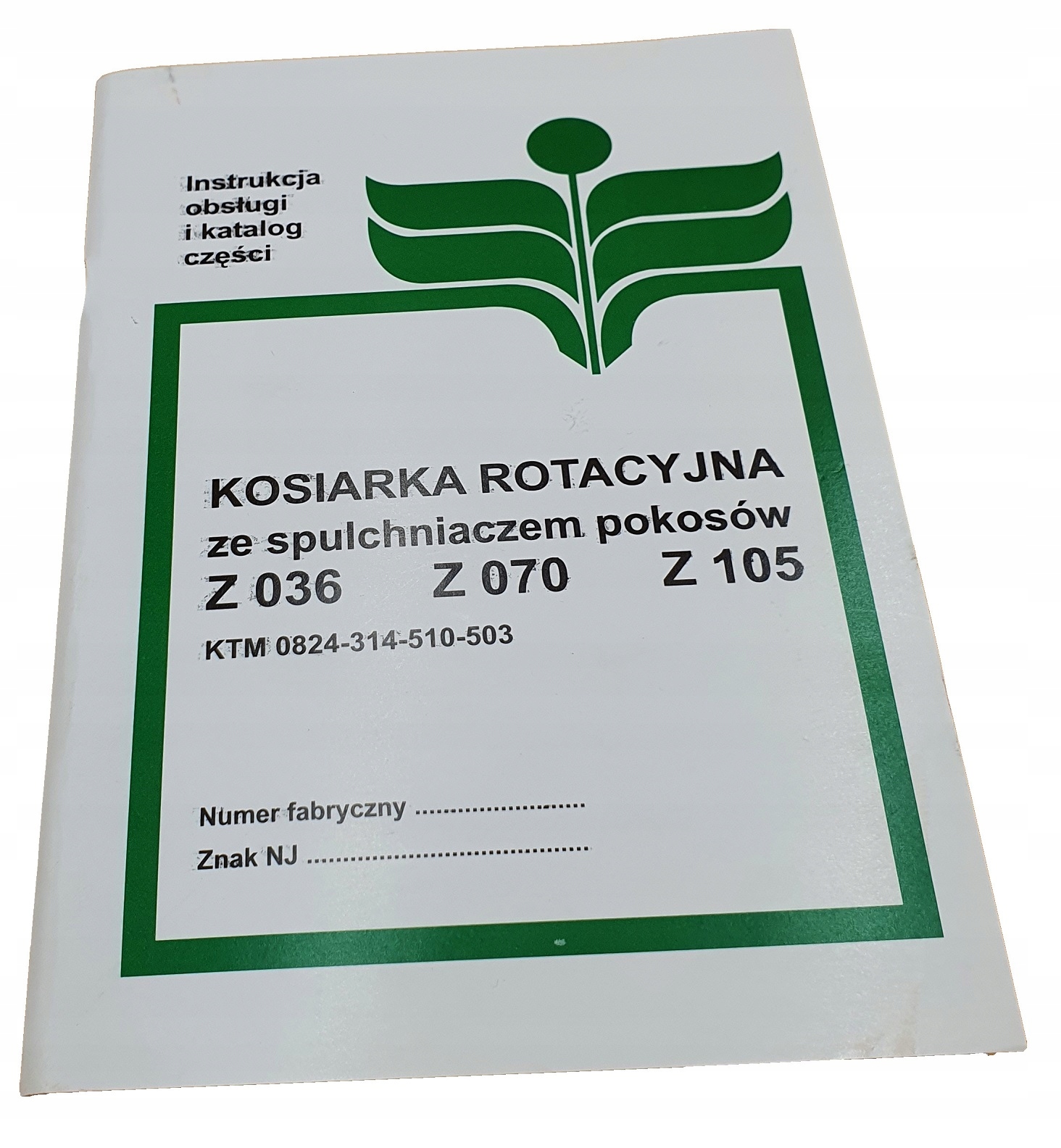 

Katalog instrukcja obsługi Kosiarka Rotacyjna