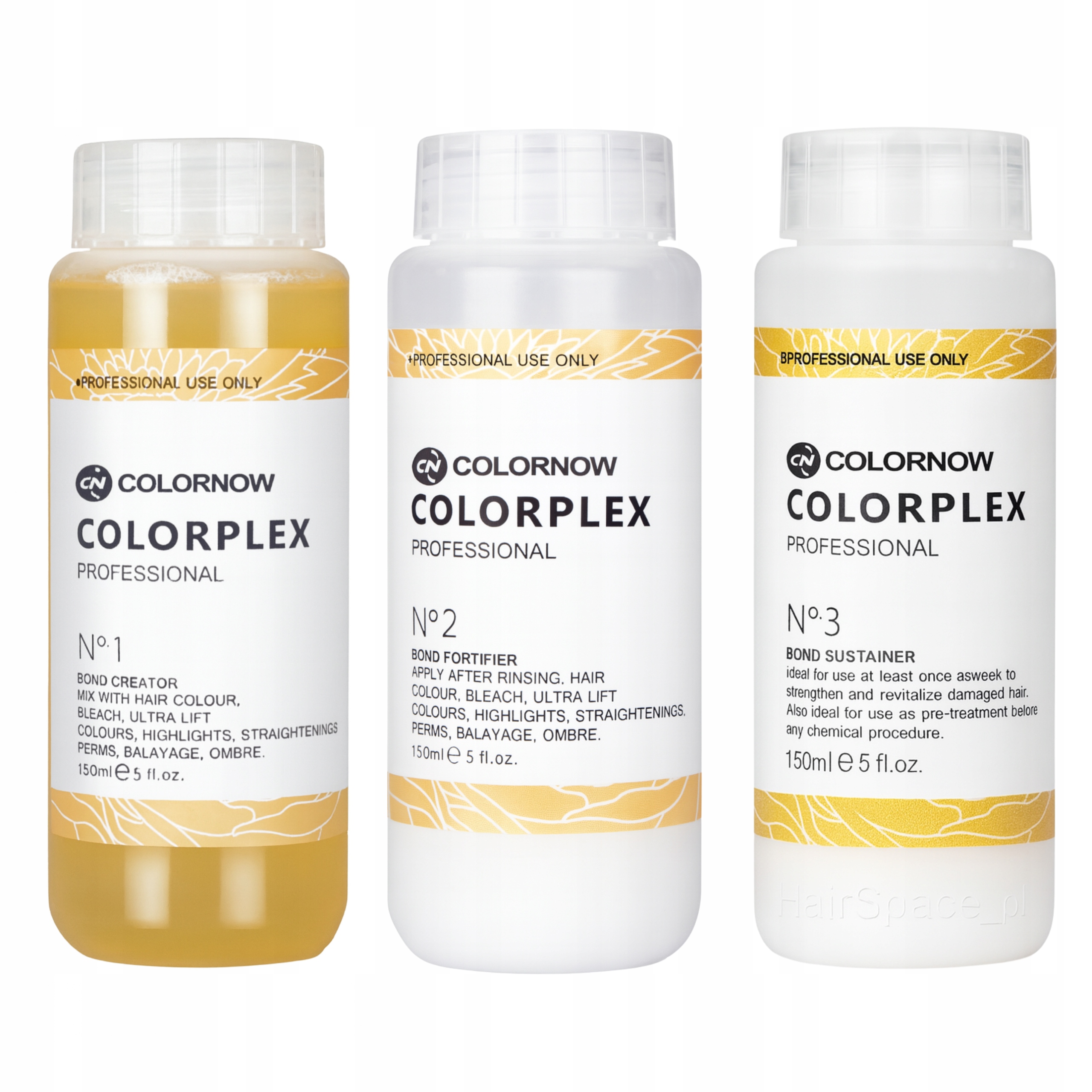 Colorplex č.1+2+3 (3x150 ml) Regenerační a obnovující hydratační sada