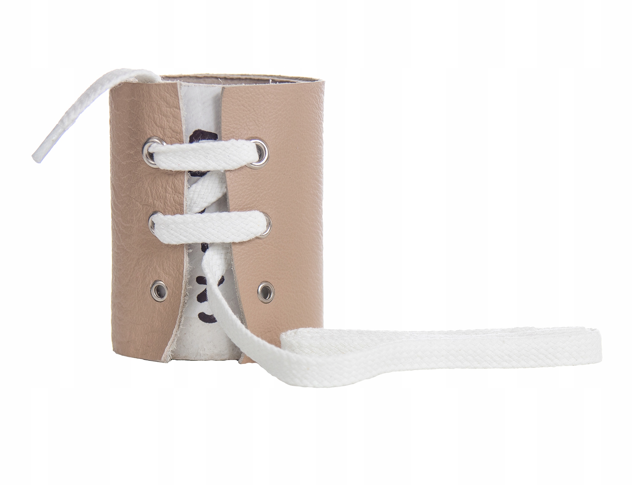 SZNUROWADŁA BAWEŁNIANE PŁASKIE 120 CM BRĄZOWE Materiał bawełna