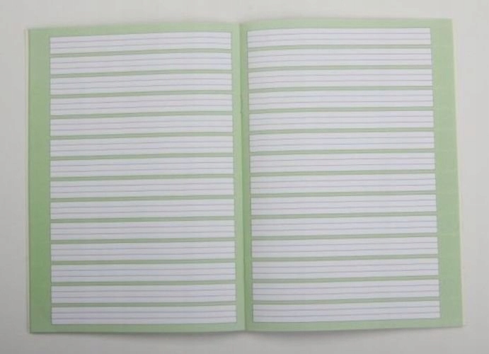 ZESZYT A5 DO NAUKI PISANIA 16K TRZY LINIE - NR 3 Format A5