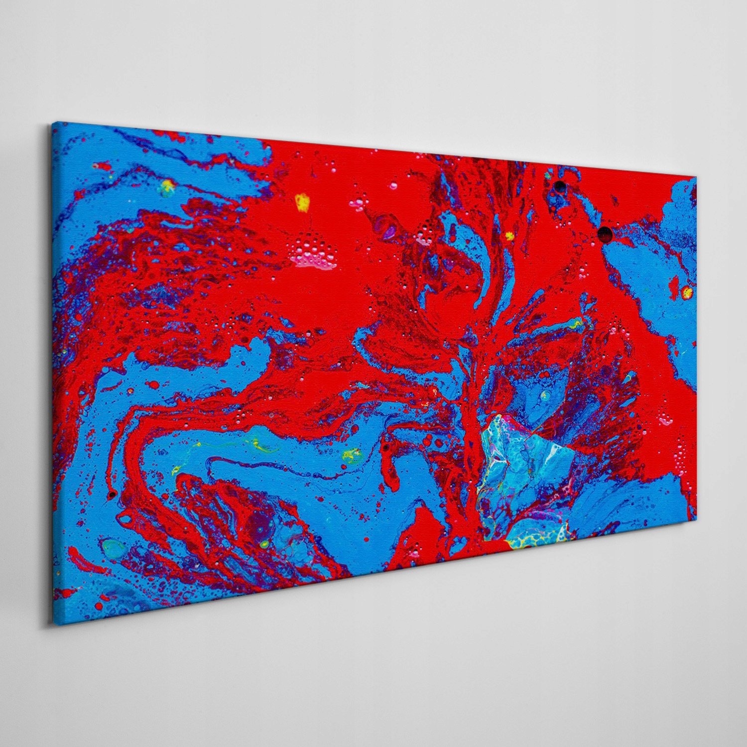 

Obraz na płótnie Czerwono niebieski plamy 120x60
